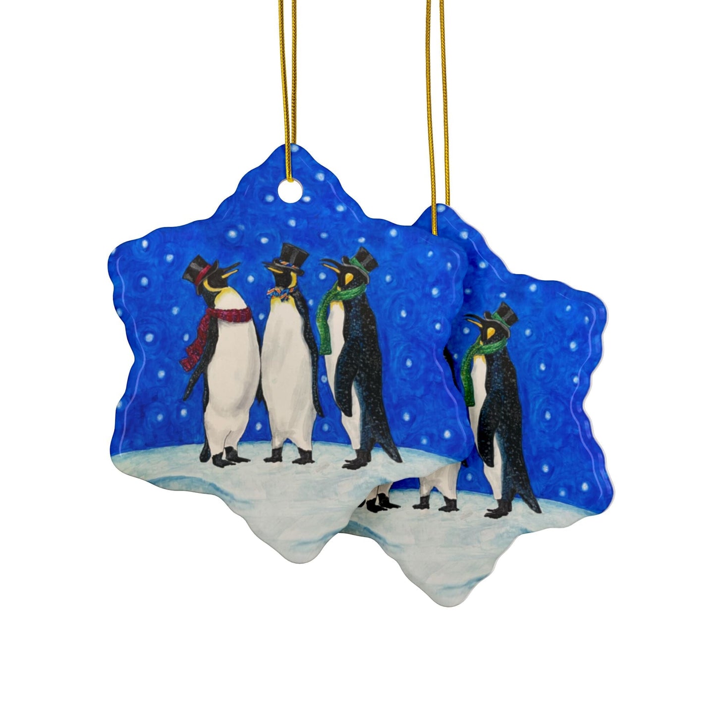Ceramic Ornaments, 2-Side Print, (1pc, 3pcs, 5pcs, 10pcs) Home Decor Printify