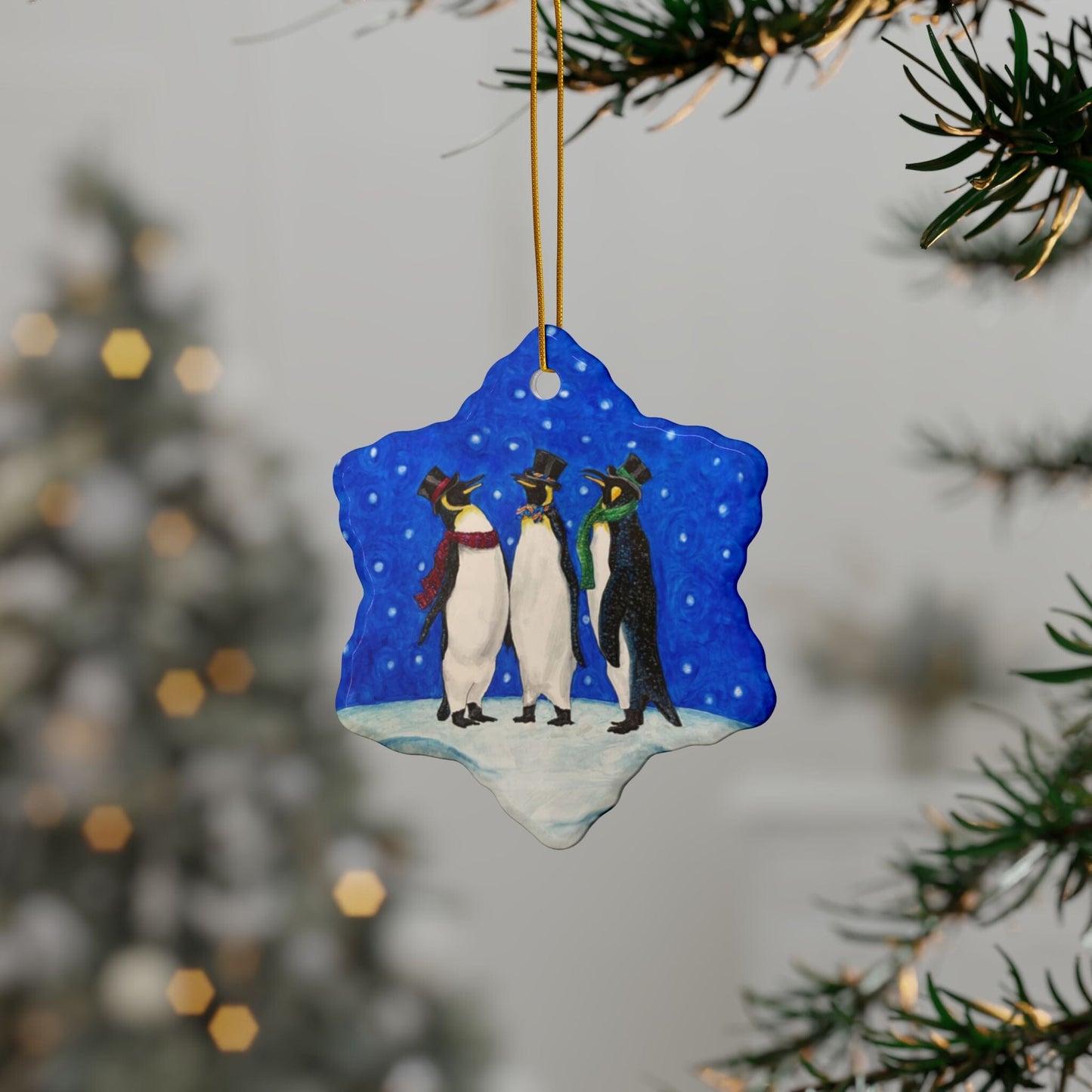 Ceramic Ornaments, 2-Side Print, (1pc, 3pcs, 5pcs, 10pcs) Home Decor Printify