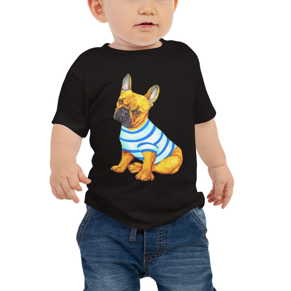 French Bulldog Baby Jersey Short Sleeve Tee T-shirt Indie Darling Design