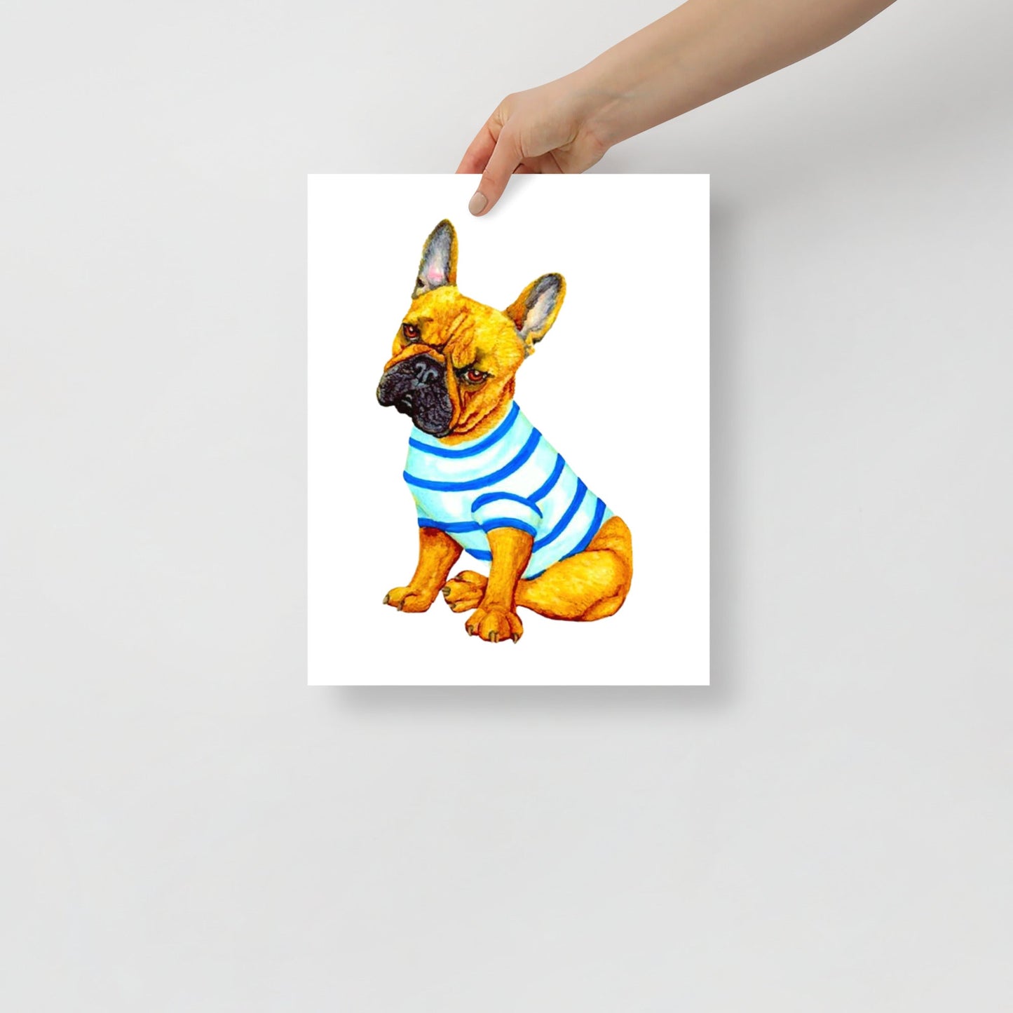 French Bulldog Poster Print without Frame Posters, Prints, & Visual Artwork Indie Darling Design 11″×14″