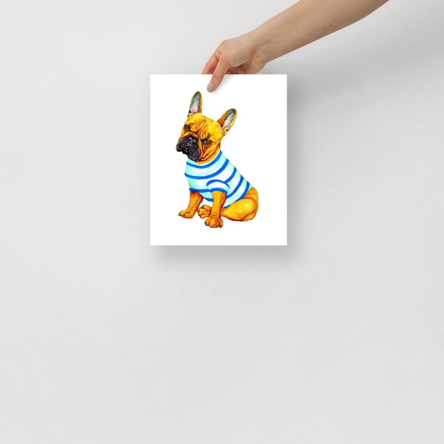French Bulldog Poster Print without Frame Posters, Prints, & Visual Artwork Indie Darling Design 8″×10″