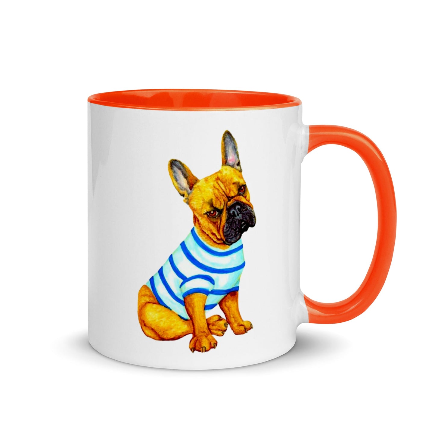 French Bulldog Two-Tone Mug Mugs Indie Darling Design