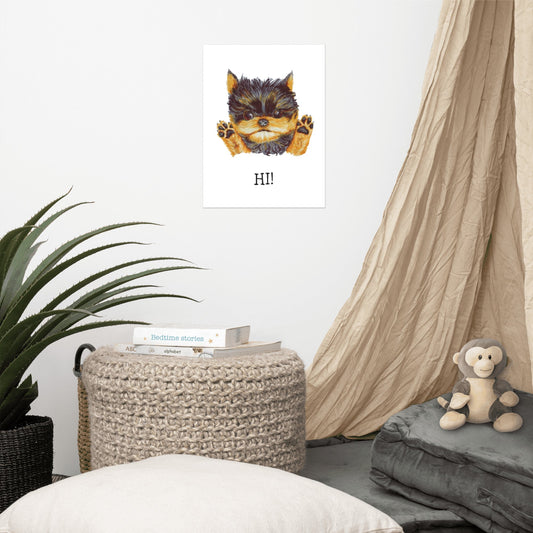 Corgie Puppy Poster Print without Frame Indie Darling Design 
