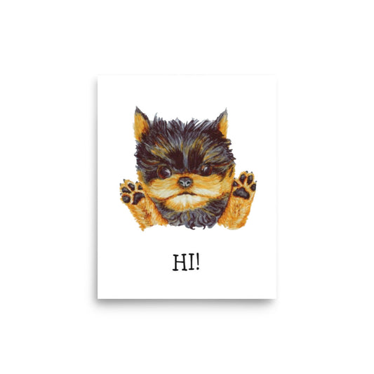 Corgie Puppy Poster Print without Frame Indie Darling Design 8″×10″ 