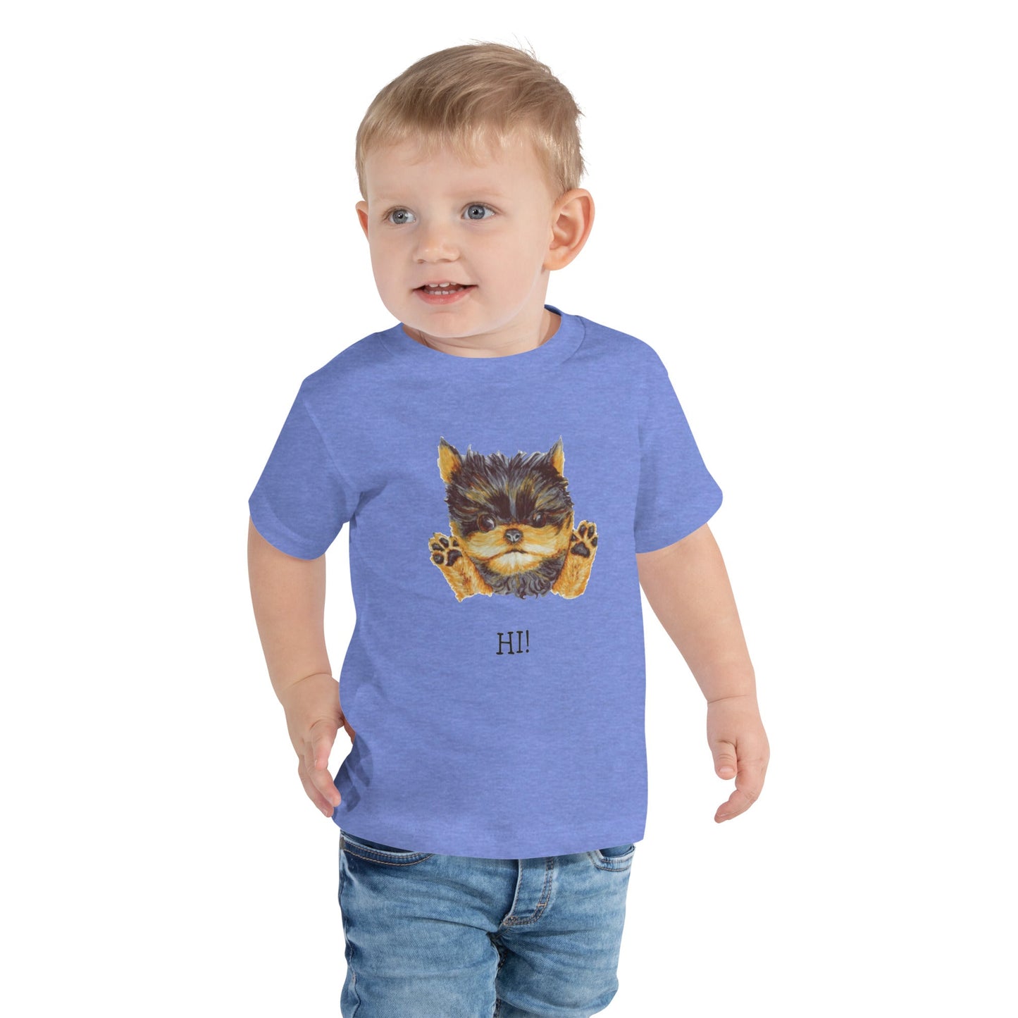 Corgie Puppy Toddler Short Sleeve Tee T-shirt Indie Darling Design 