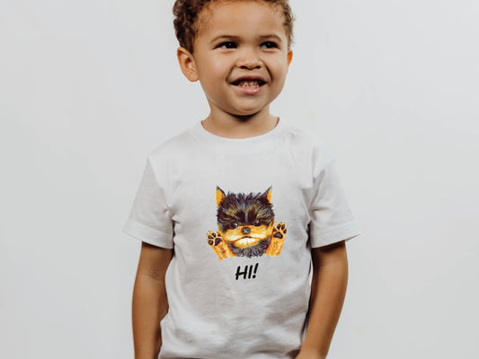 Corgie Puppy Toddler Short Sleeve Tee T-shirt Indie Darling Design 