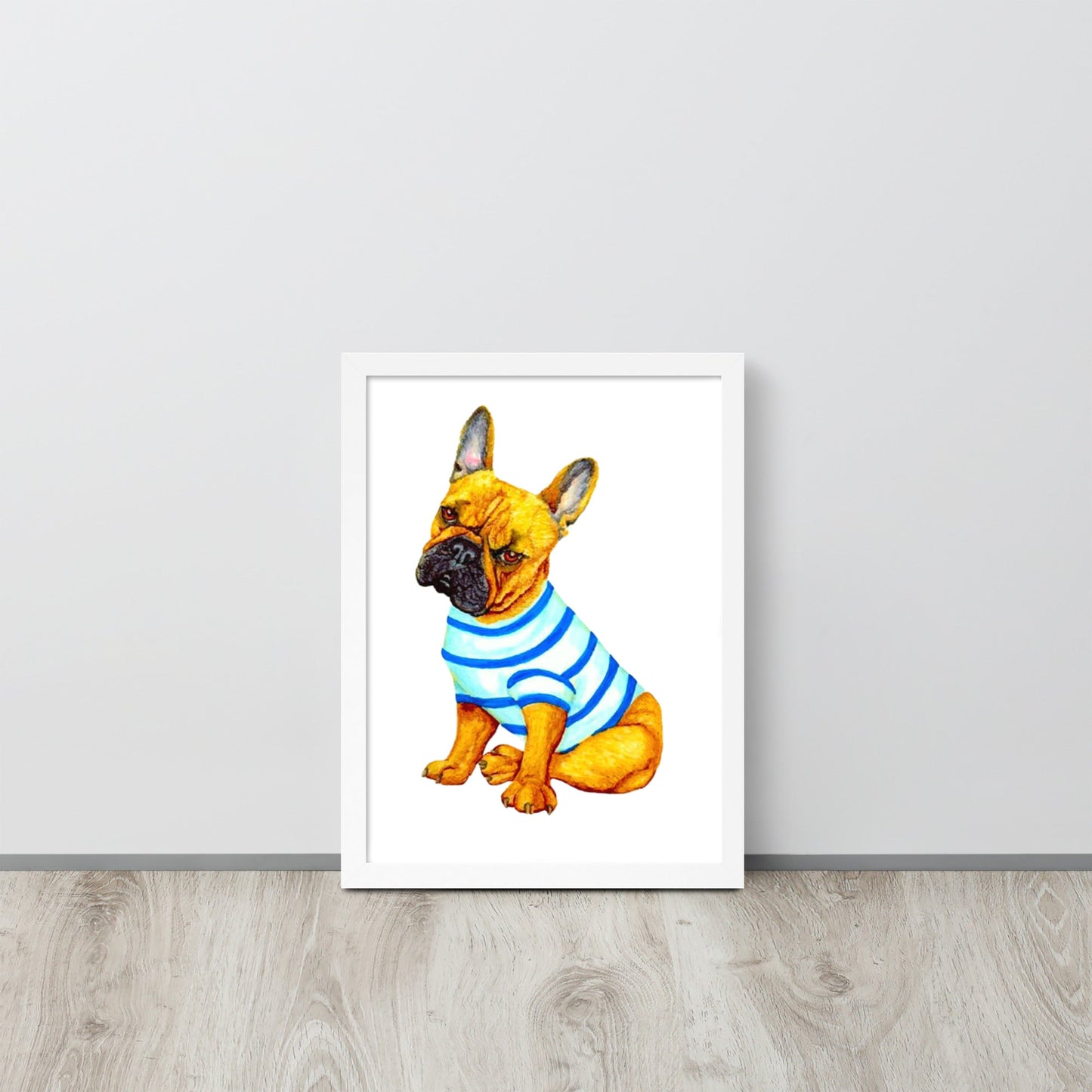 French Bulldog Framed Poster Posters, Prints, & Visual Artwork Indie Darling Design 