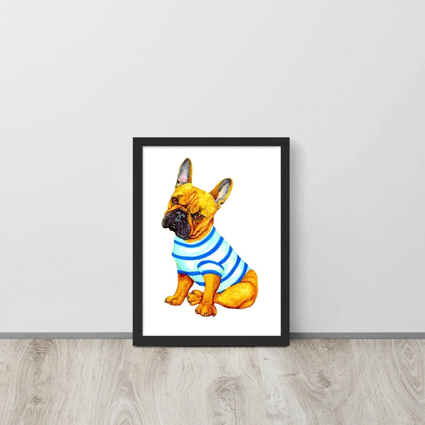 French Bulldog Framed Poster Posters, Prints, & Visual Artwork Indie Darling Design 