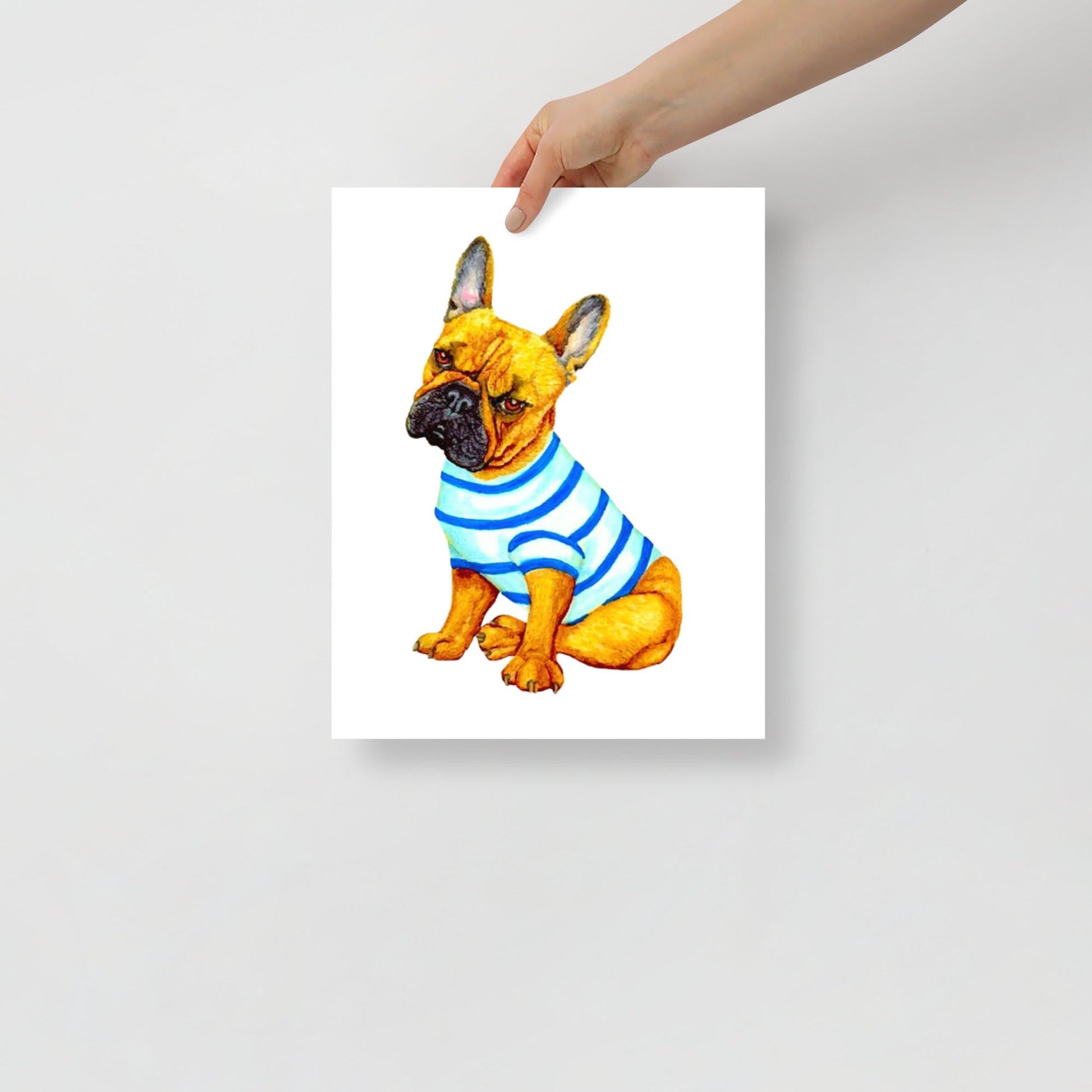 French Bulldog Poster Print without Frame Posters, Prints, & Visual Artwork Indie Darling Design 11″×14″ 