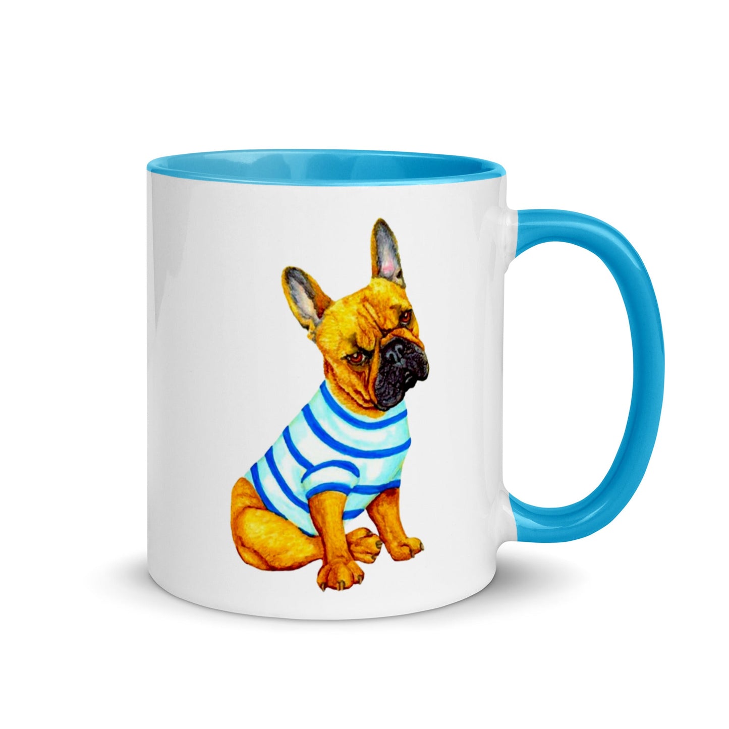 French Bulldog Two-Tone Mug Mugs Indie Darling Design 