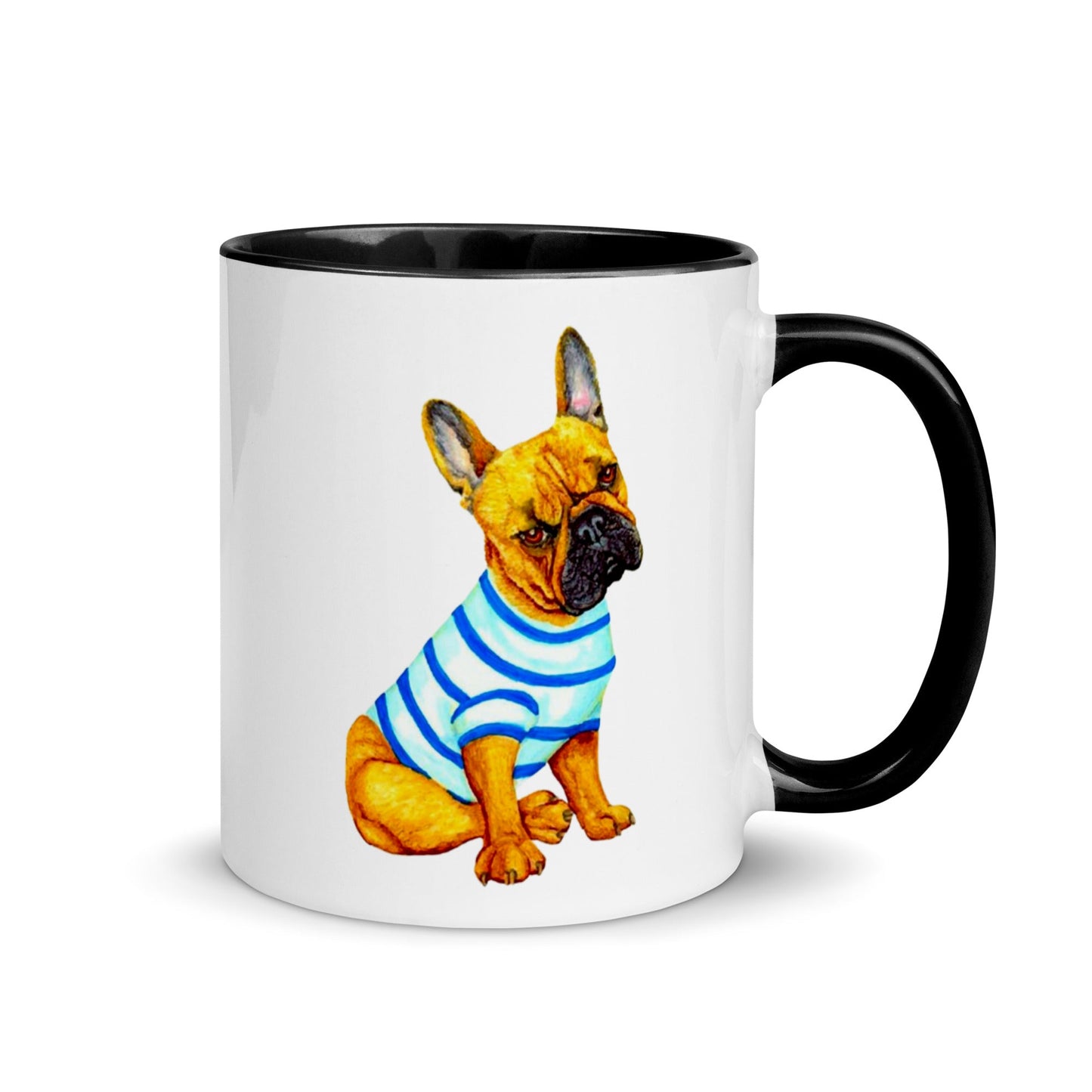 French Bulldog Two-Tone Mug Mugs Indie Darling Design 