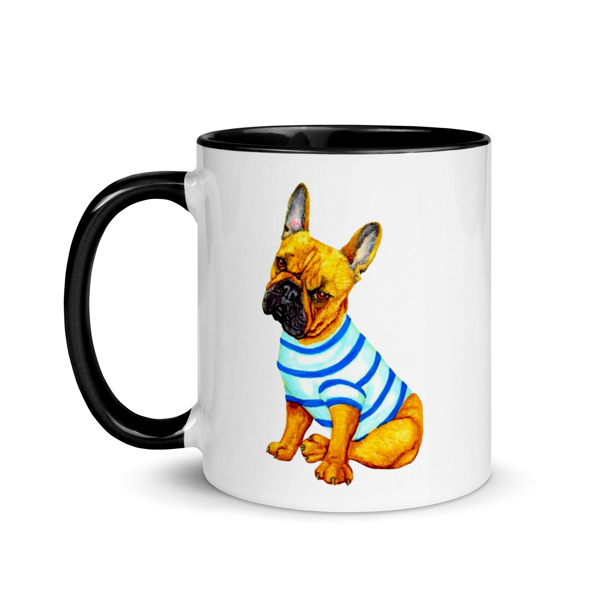 French Bulldog Two-Tone Mug Mugs Indie Darling Design 