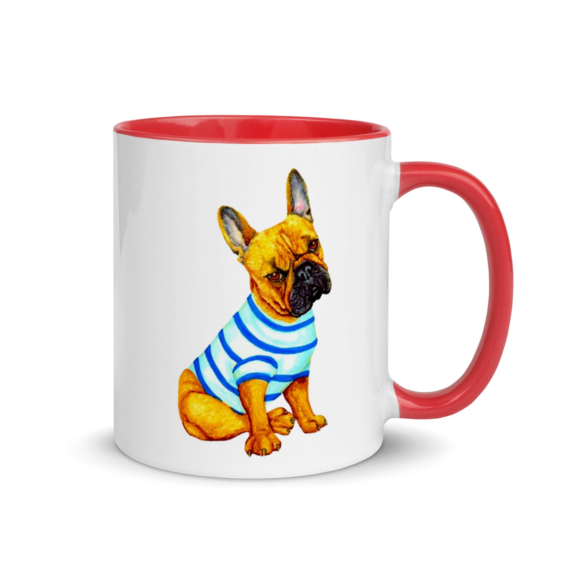 French Bulldog Two-Tone Mug Mugs Indie Darling Design 