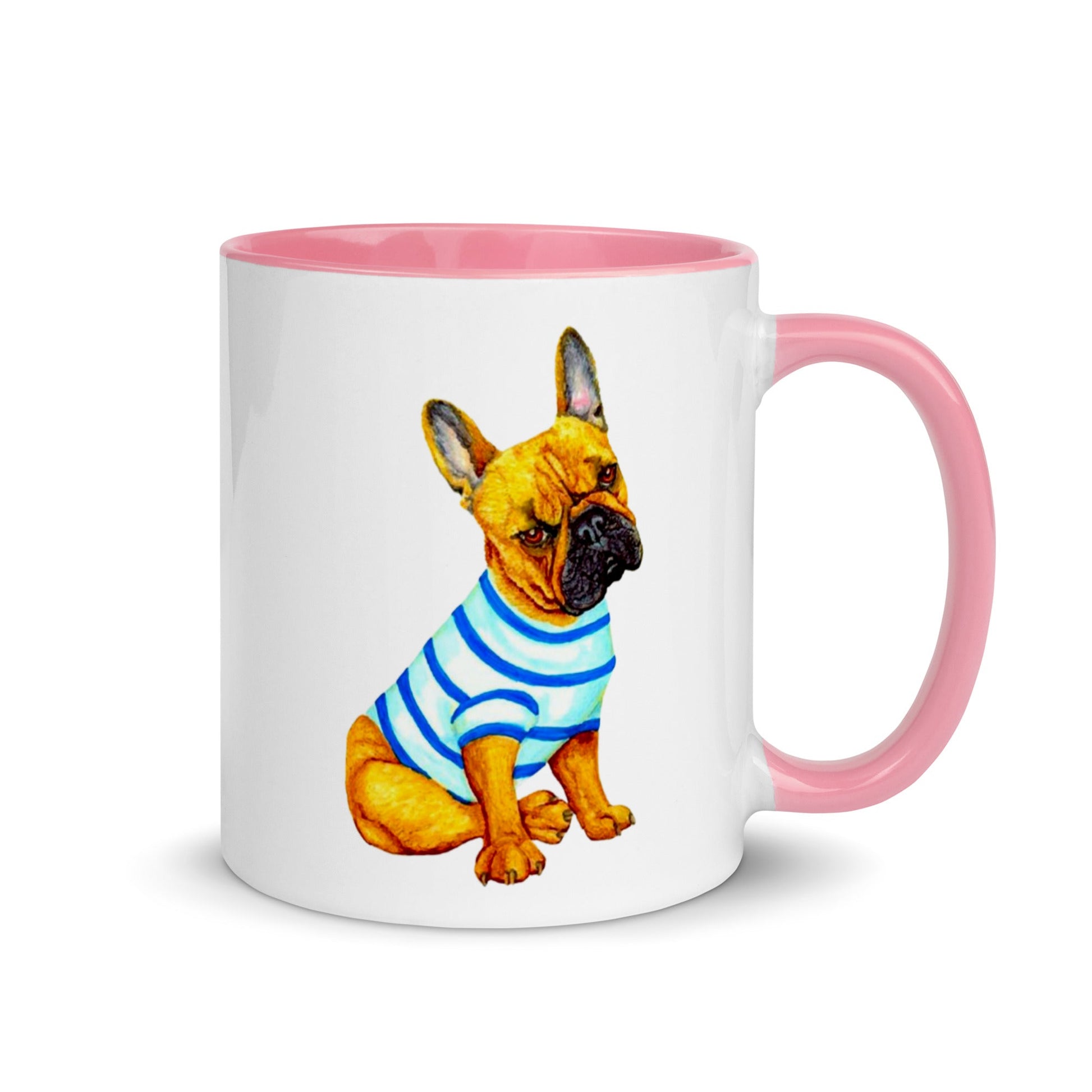 French Bulldog Two-Tone Mug Mugs Indie Darling Design 